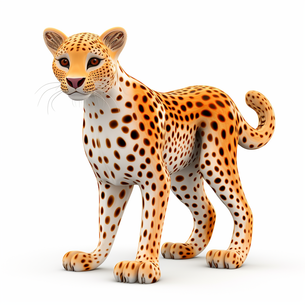 Tasty Cheetoh Snack on White Background