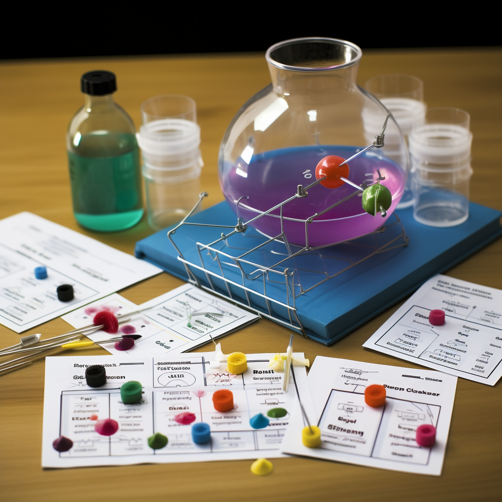 Student chemical reaction valence kit