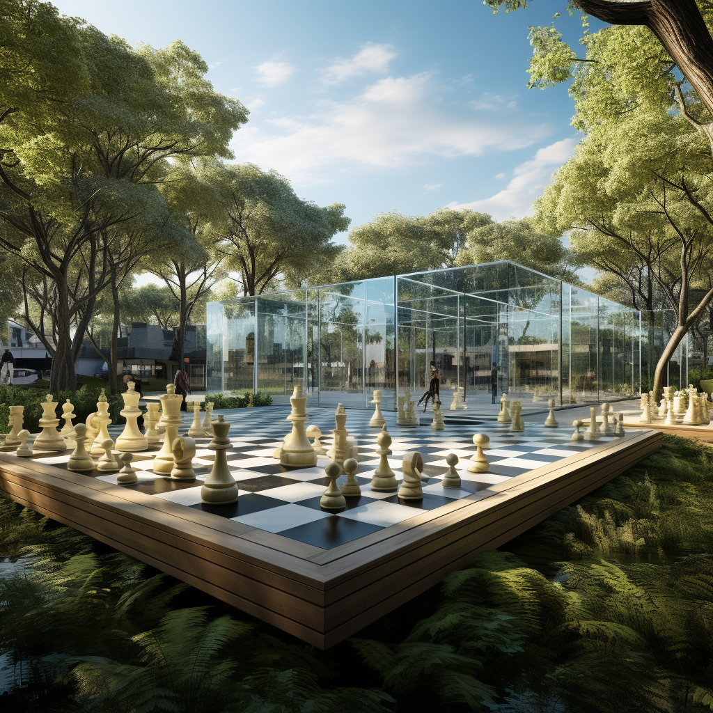 Standalone Chess Club in Open Space