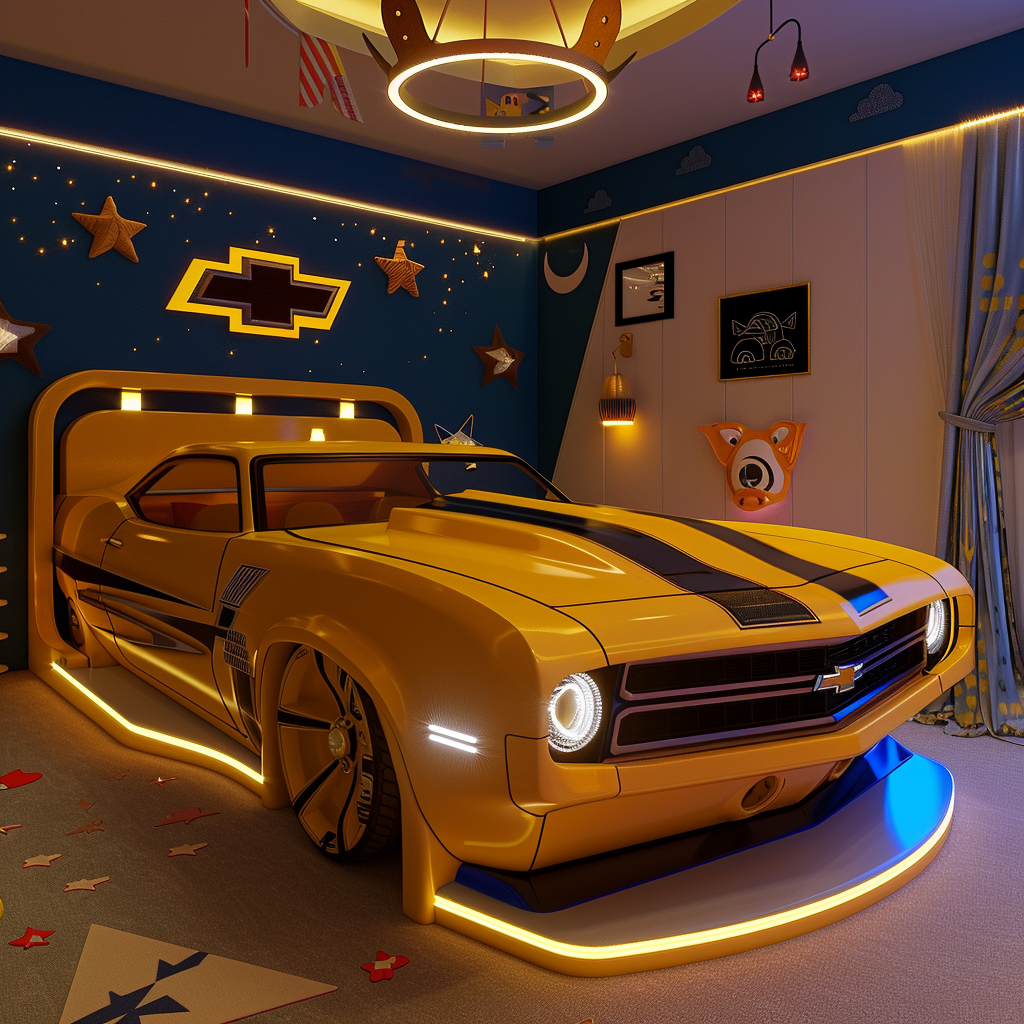 Chevrolet Car Bed Kids Room