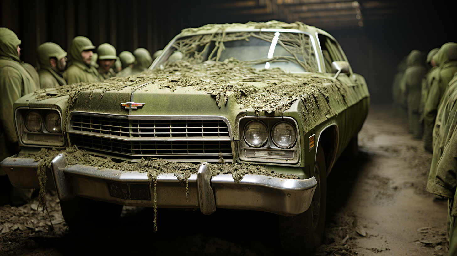 Chevrolet El Camino with Bed Full of Human Noses