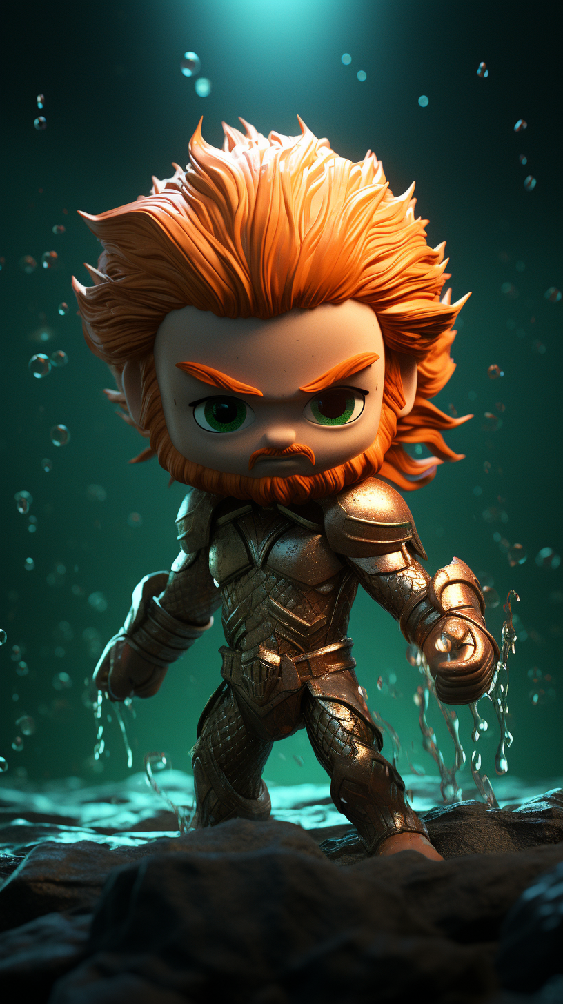 Cute Chibi Zombie Aquaman