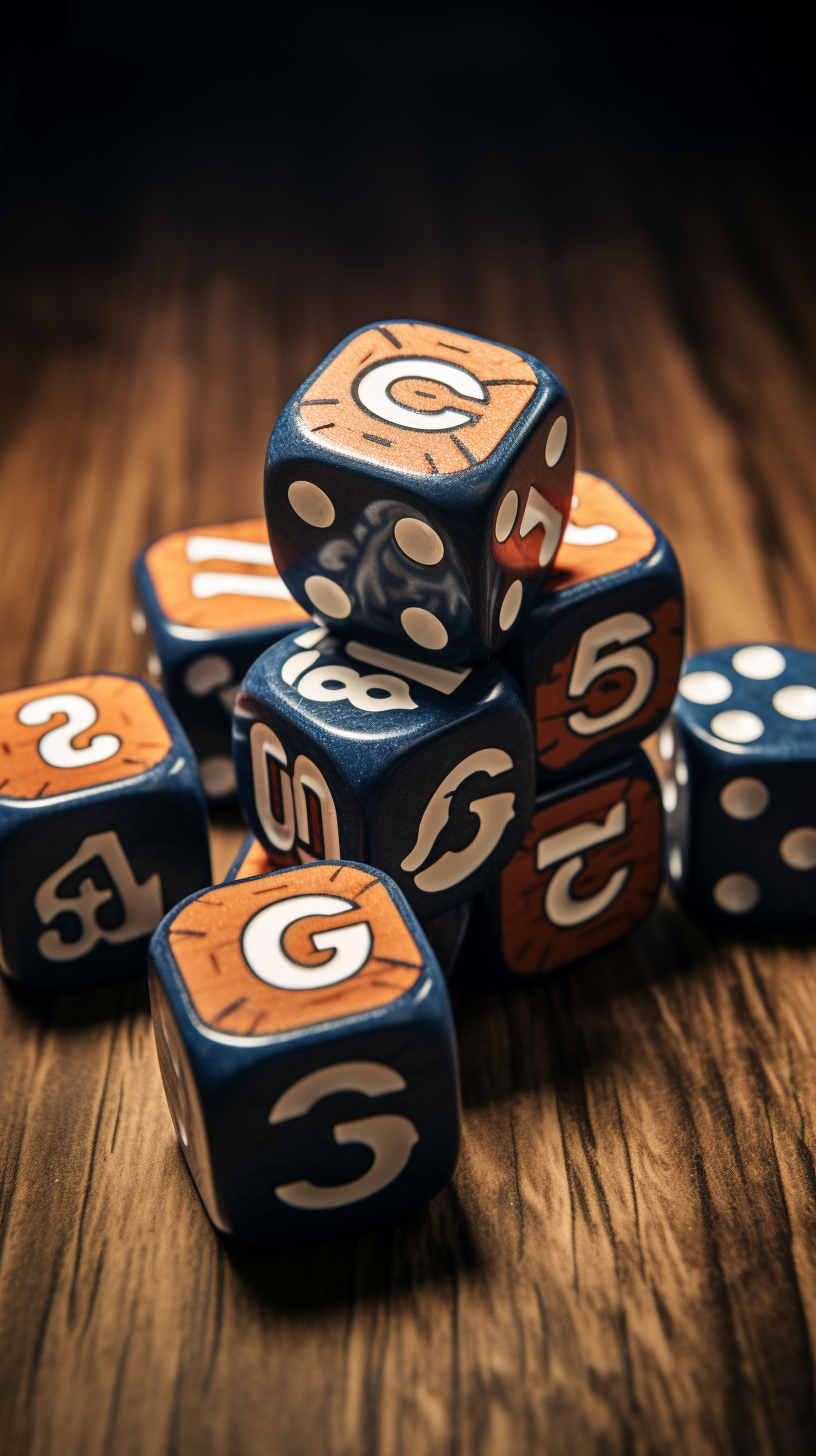 Chicago Bears Dice Game (max 6 words)