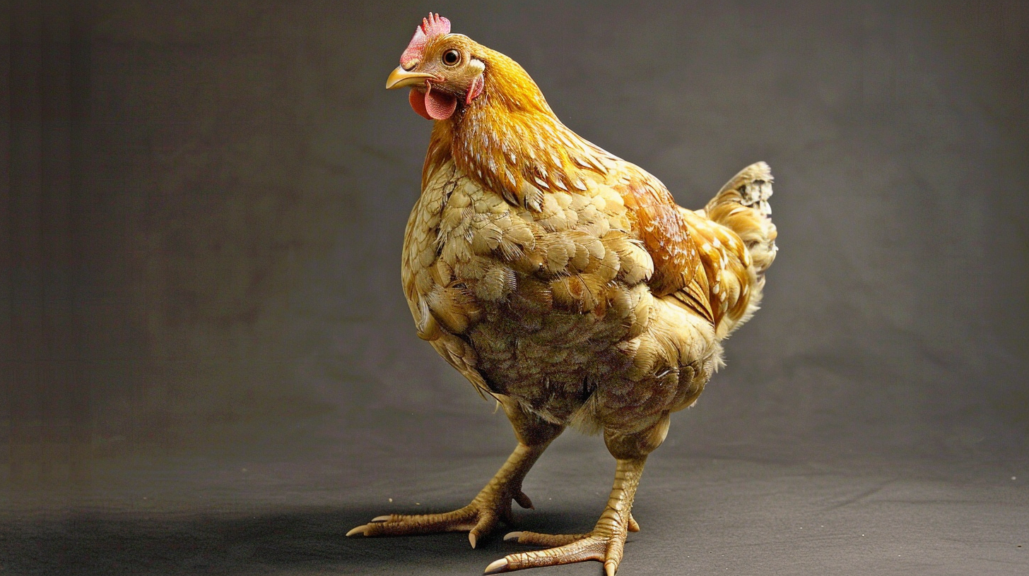 unique three-legged chicken picture