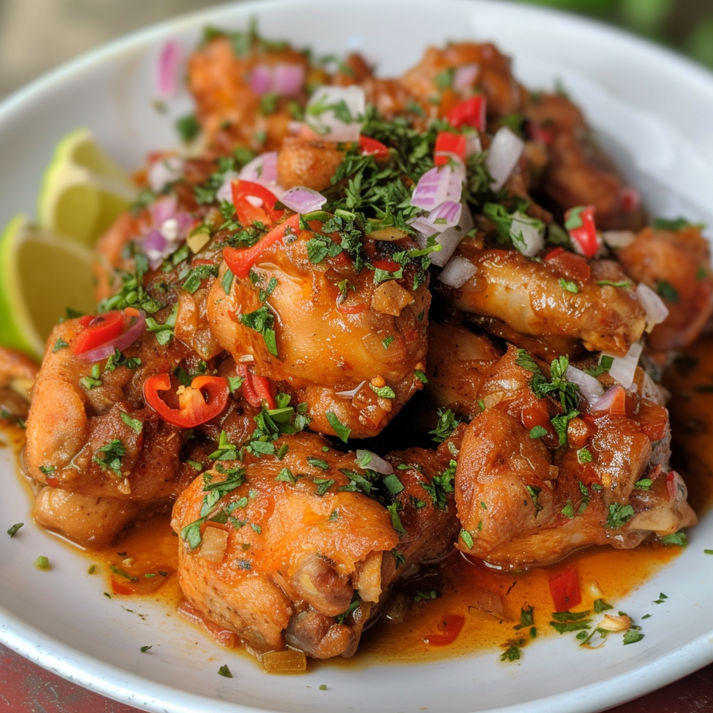 Spicy BBQ Chicken Wings