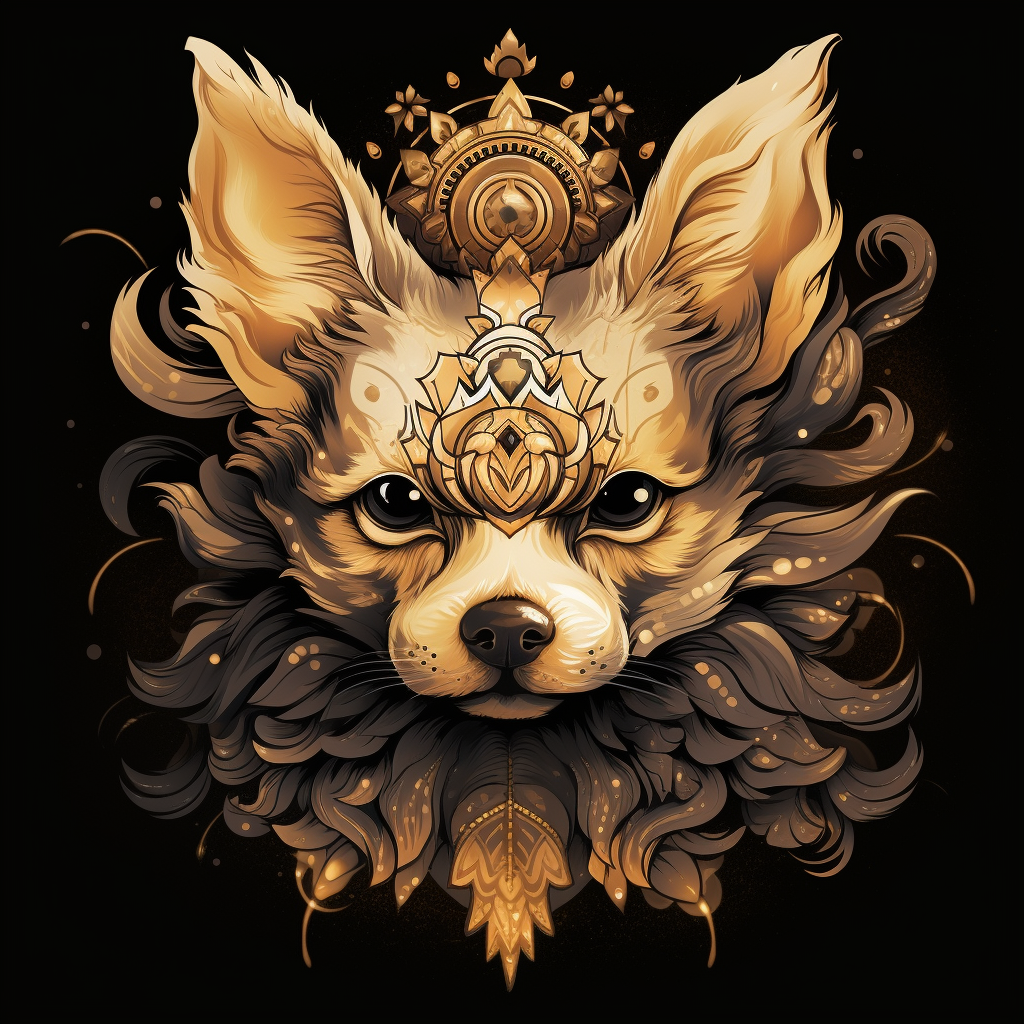 Stylish Chihuahua Dog Graphic for T-Shirt