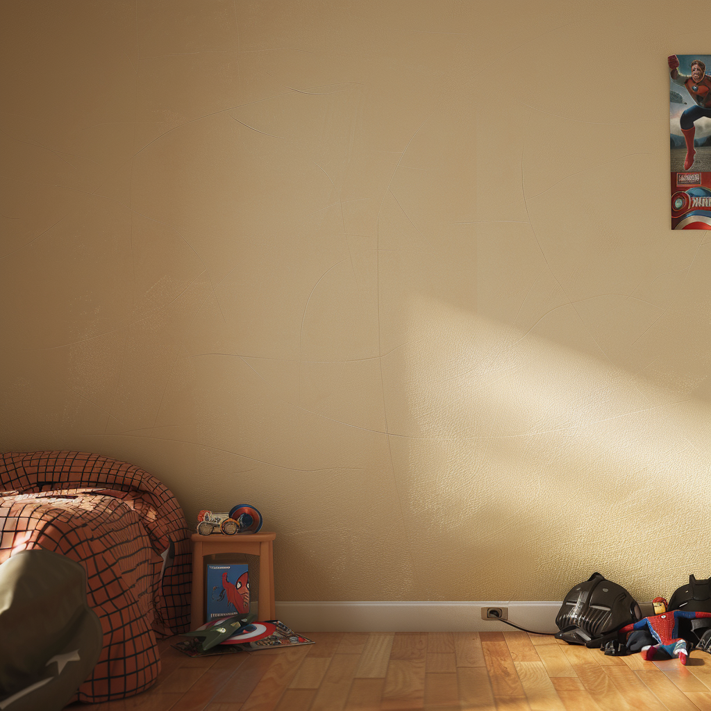 Child Bedroom Marvel Fan Wall