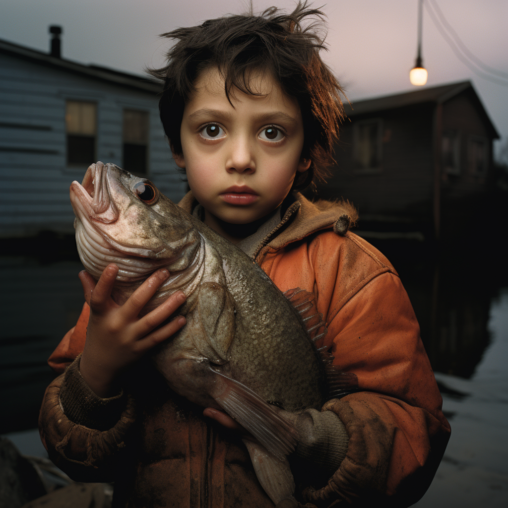 Child with Catfish Features Image