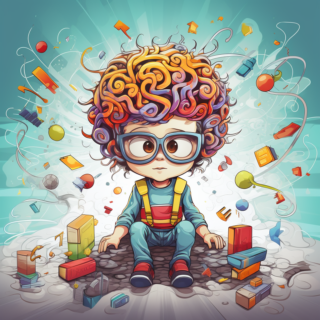 Illustration of child neuropsychiatry