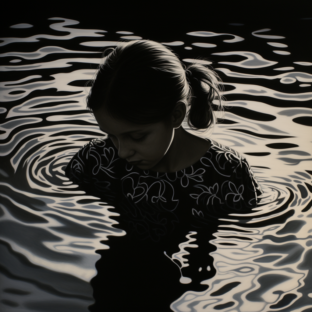 Mesmerizing Moiré Shadows Grace Shallow Waters