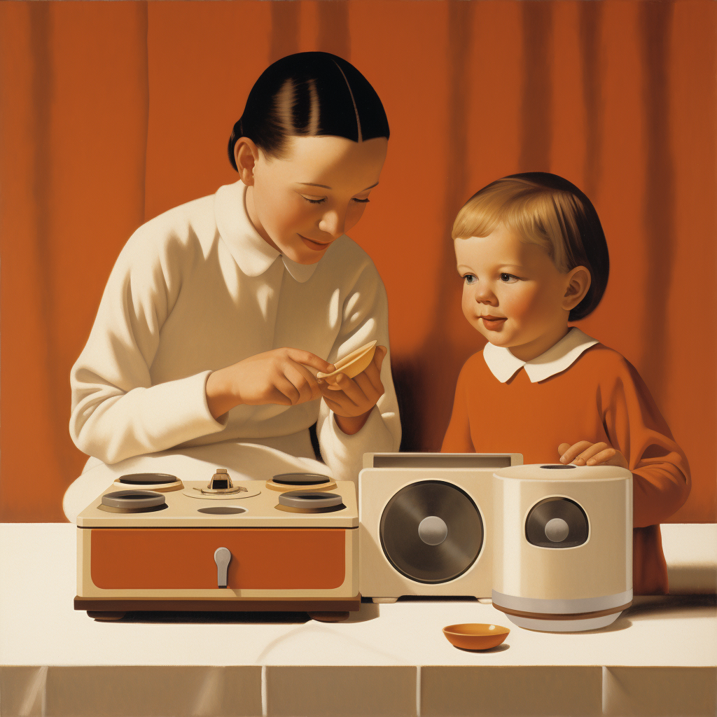 Illustration of children by George Ault