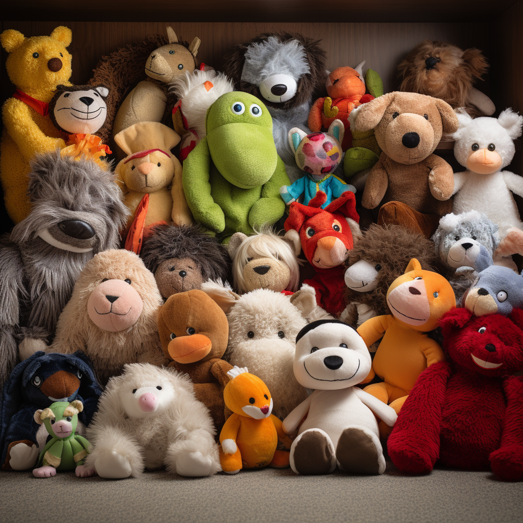 Adorable stuffed animals for children