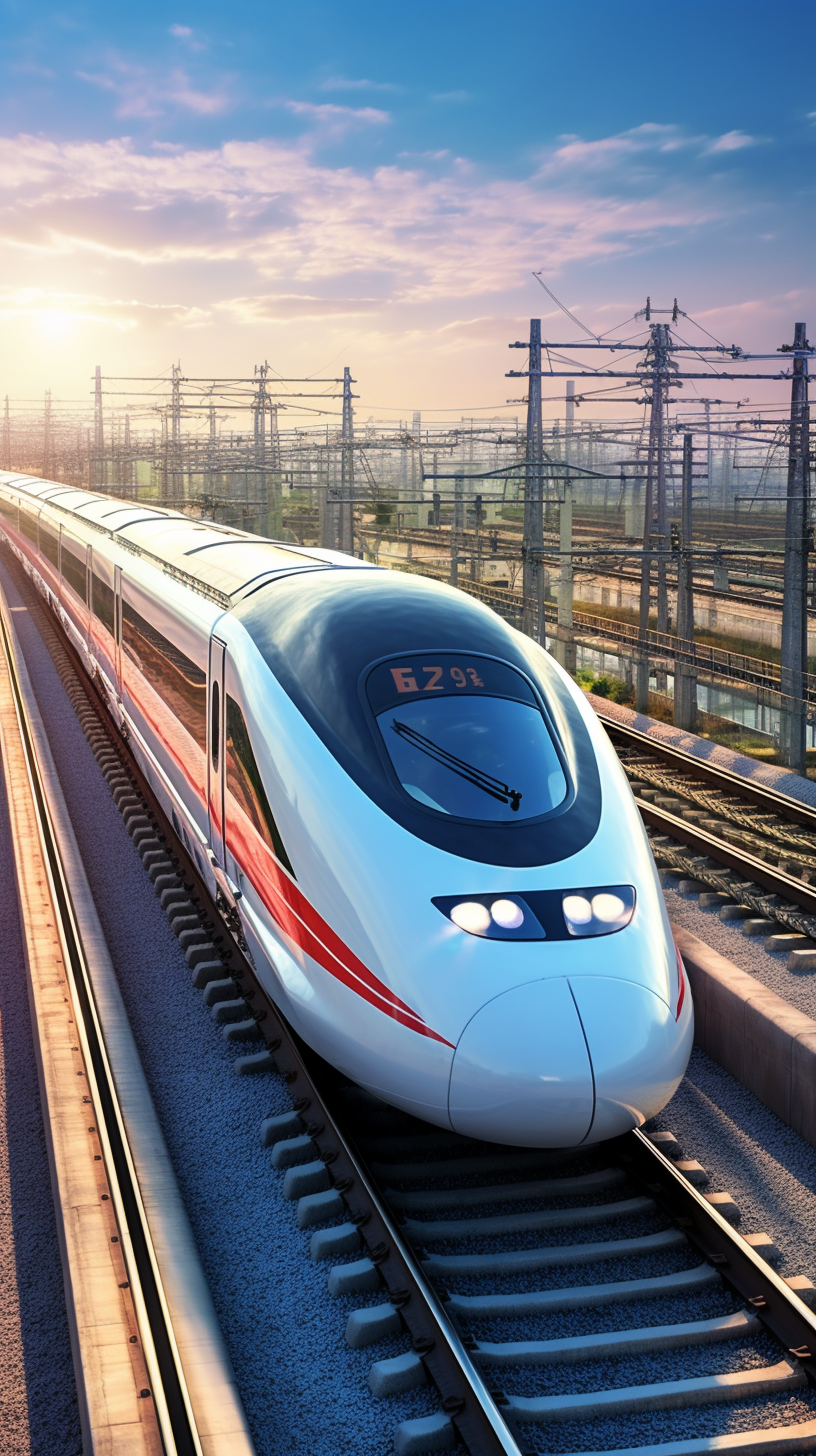 China's high-speed railway network connecting major cities