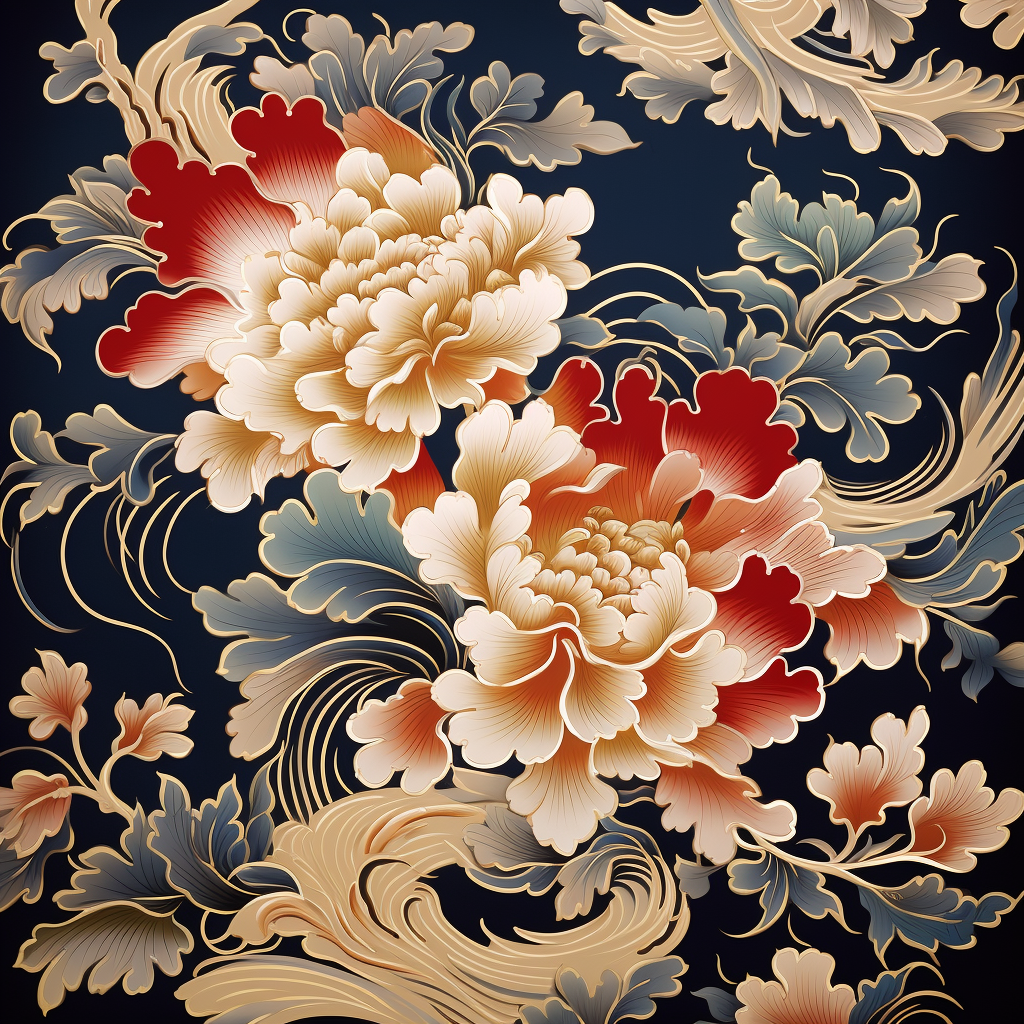 Beautiful Chinese Silk Pattern Design