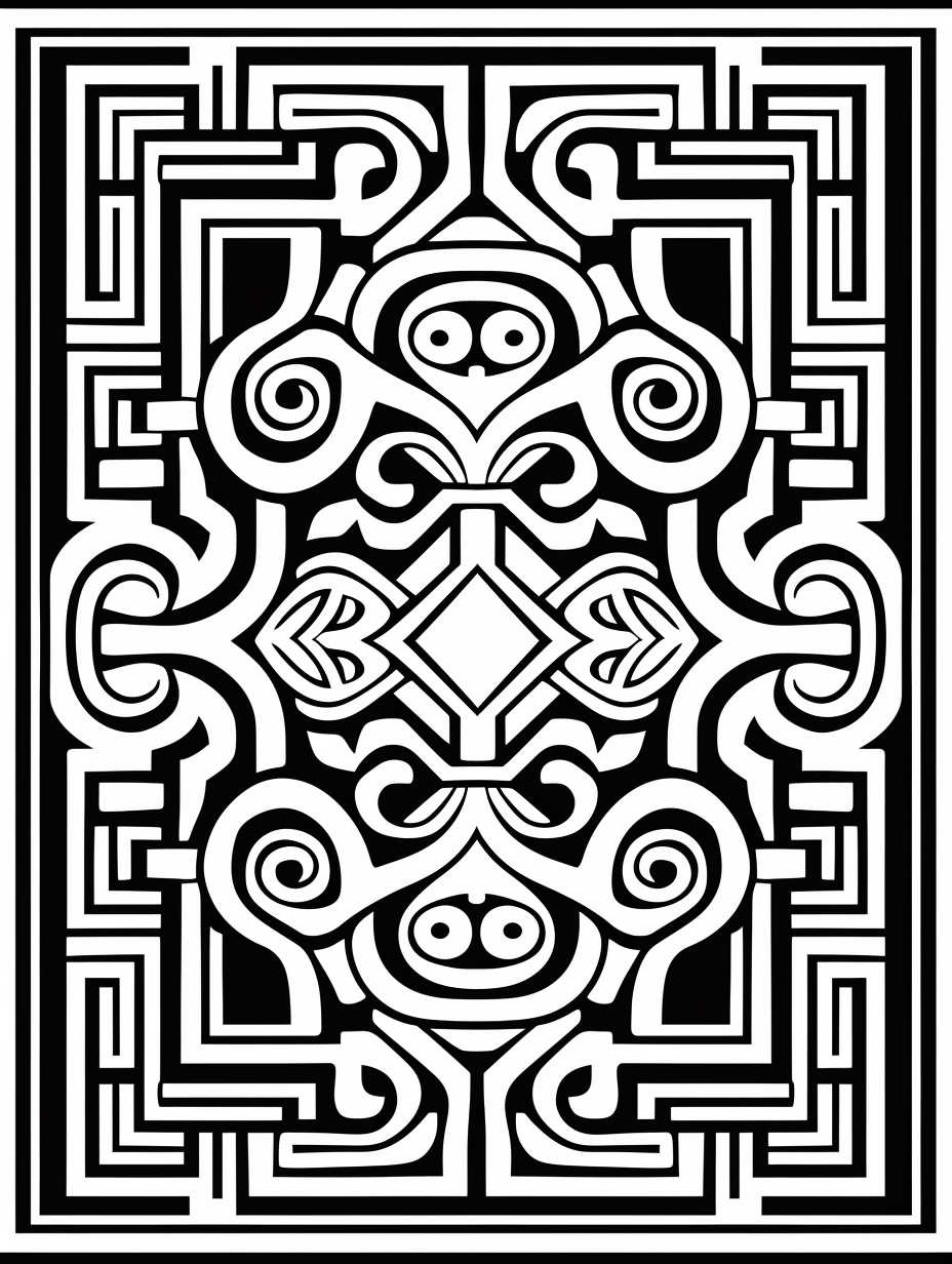 Sophisticated Chinese Rectangle Vector Art