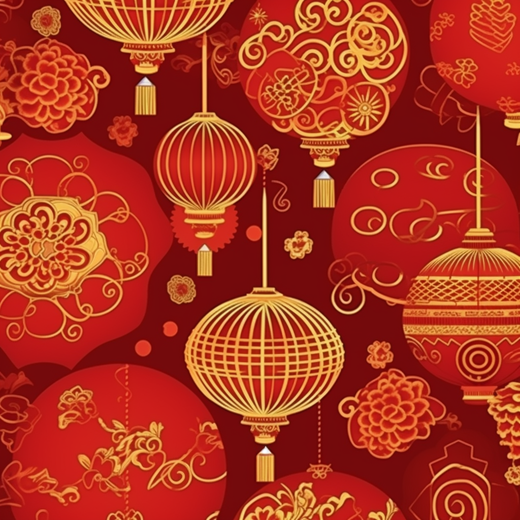 Chinese New Year Pattern