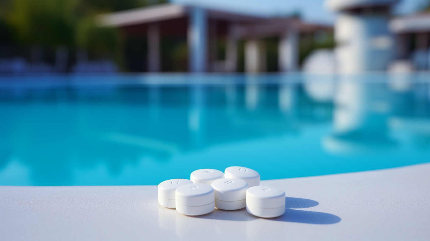 Chlorine Tablet Swimming Pool Disinfection