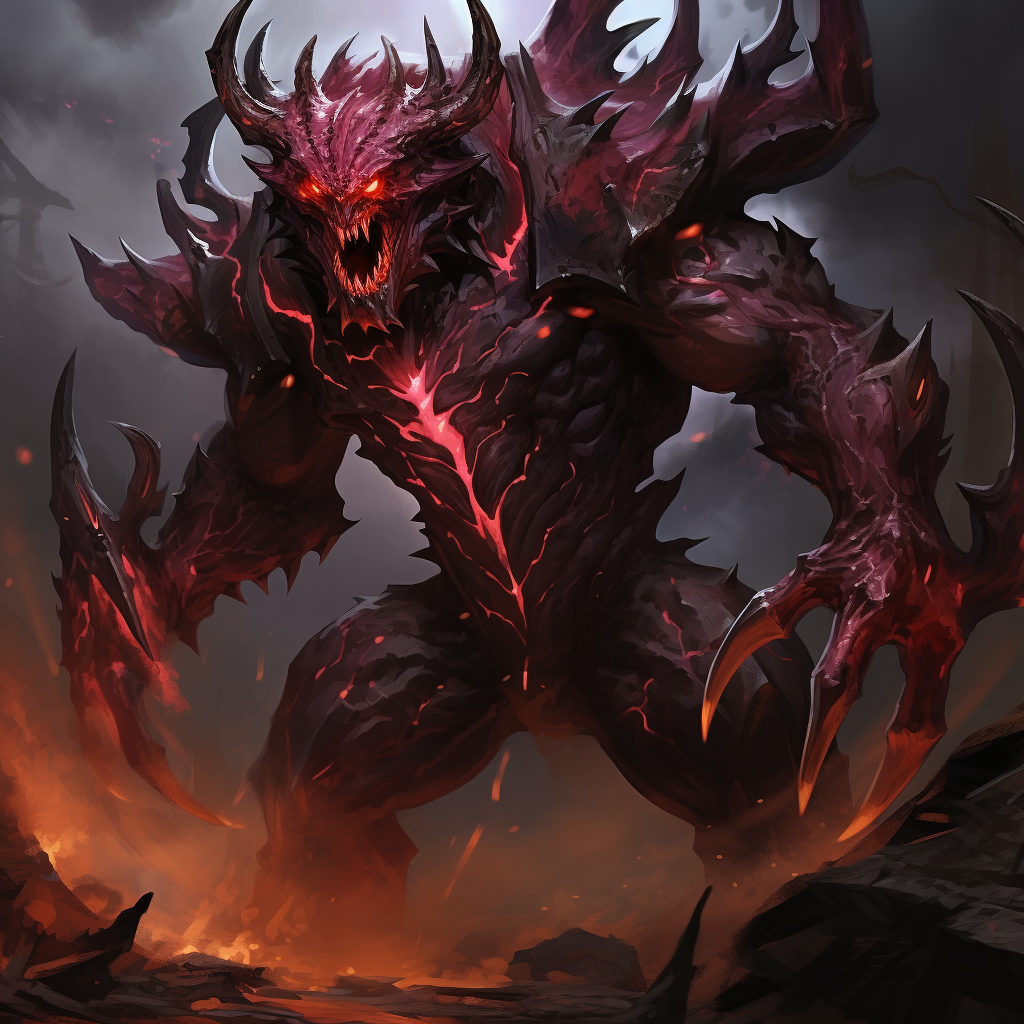 Cho'Gath Character in Comic Book Action