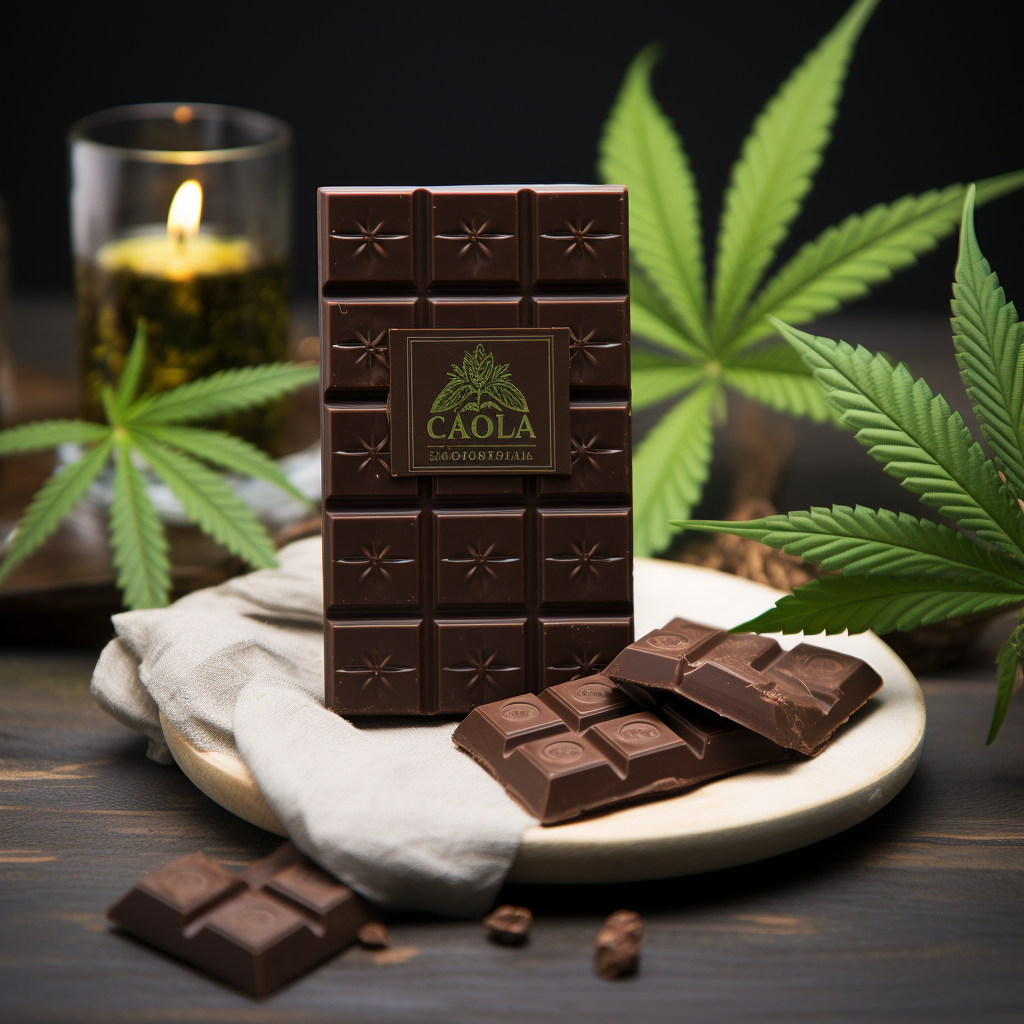 CBD Chocolate Product Shot