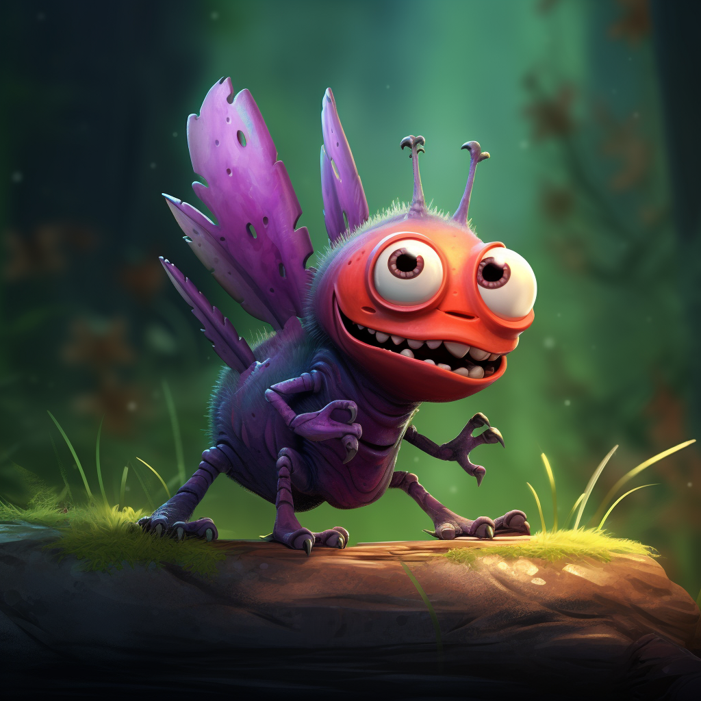 Cute Bug Chomper Concept Art