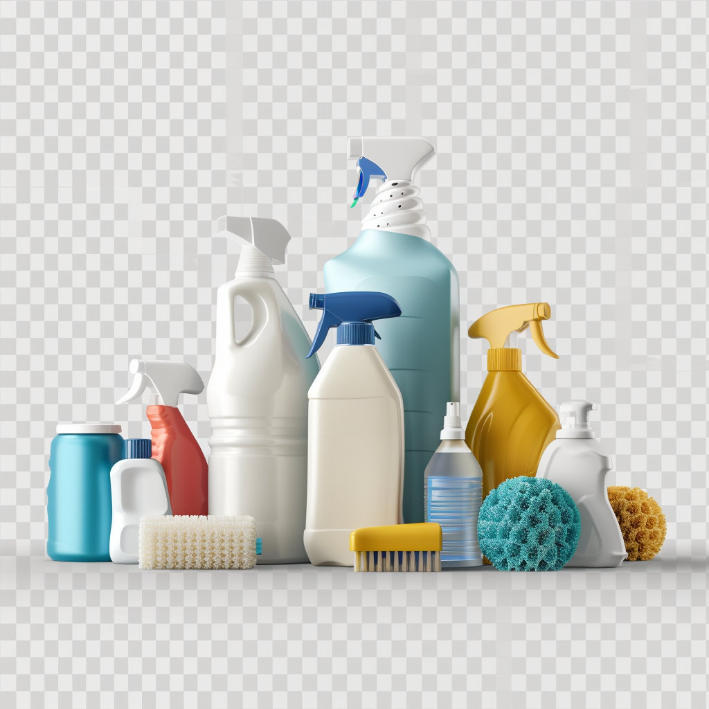 cleaning products banner background