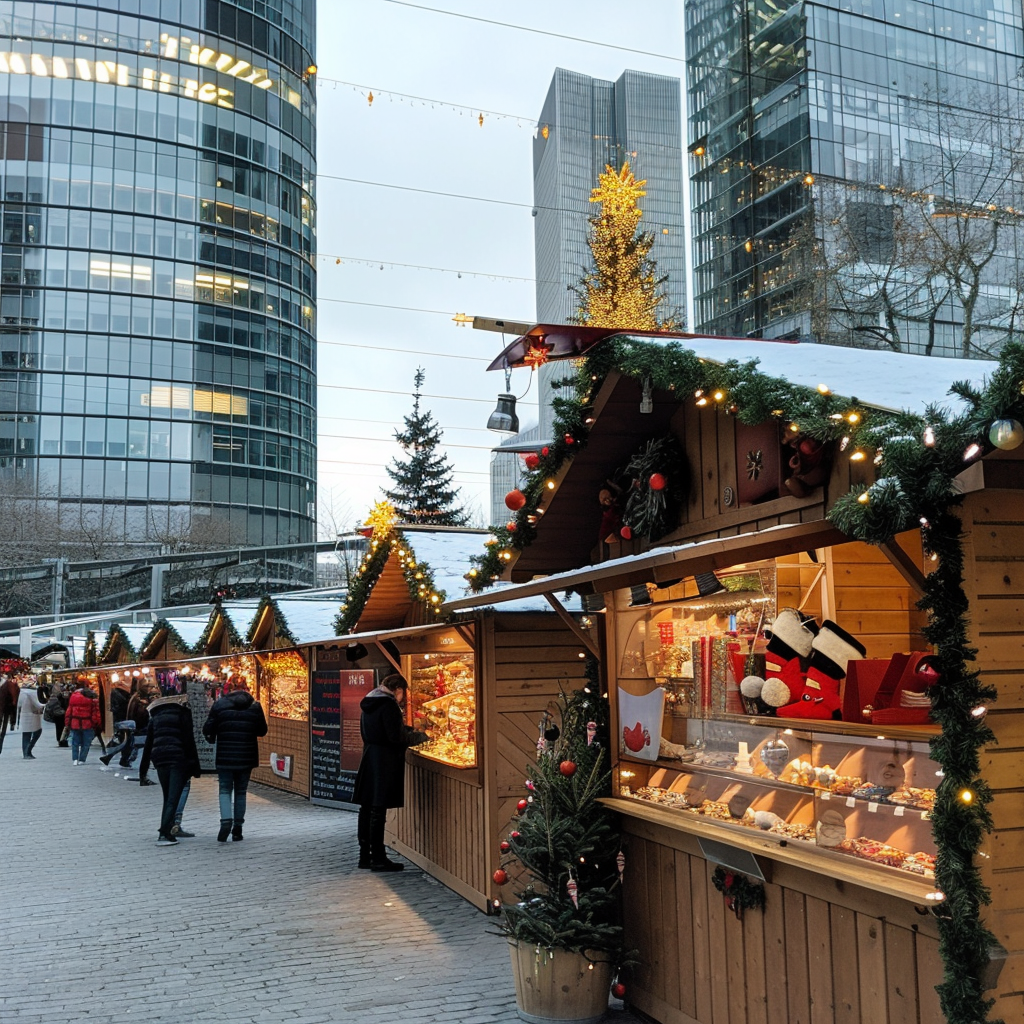 Paris Christmas Market at La Défense