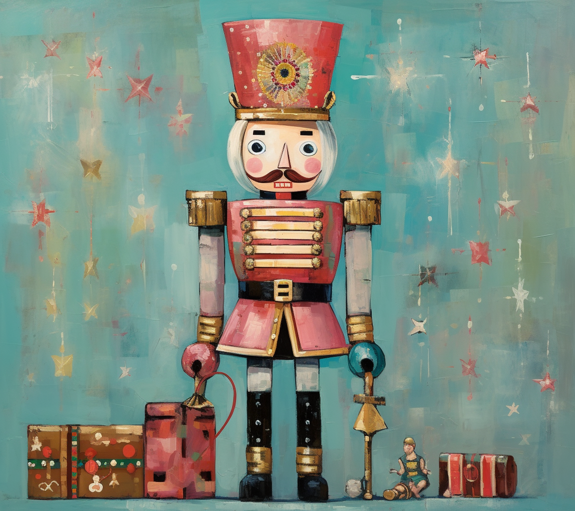 Christmas Nutcracker Soldier in Playful Style