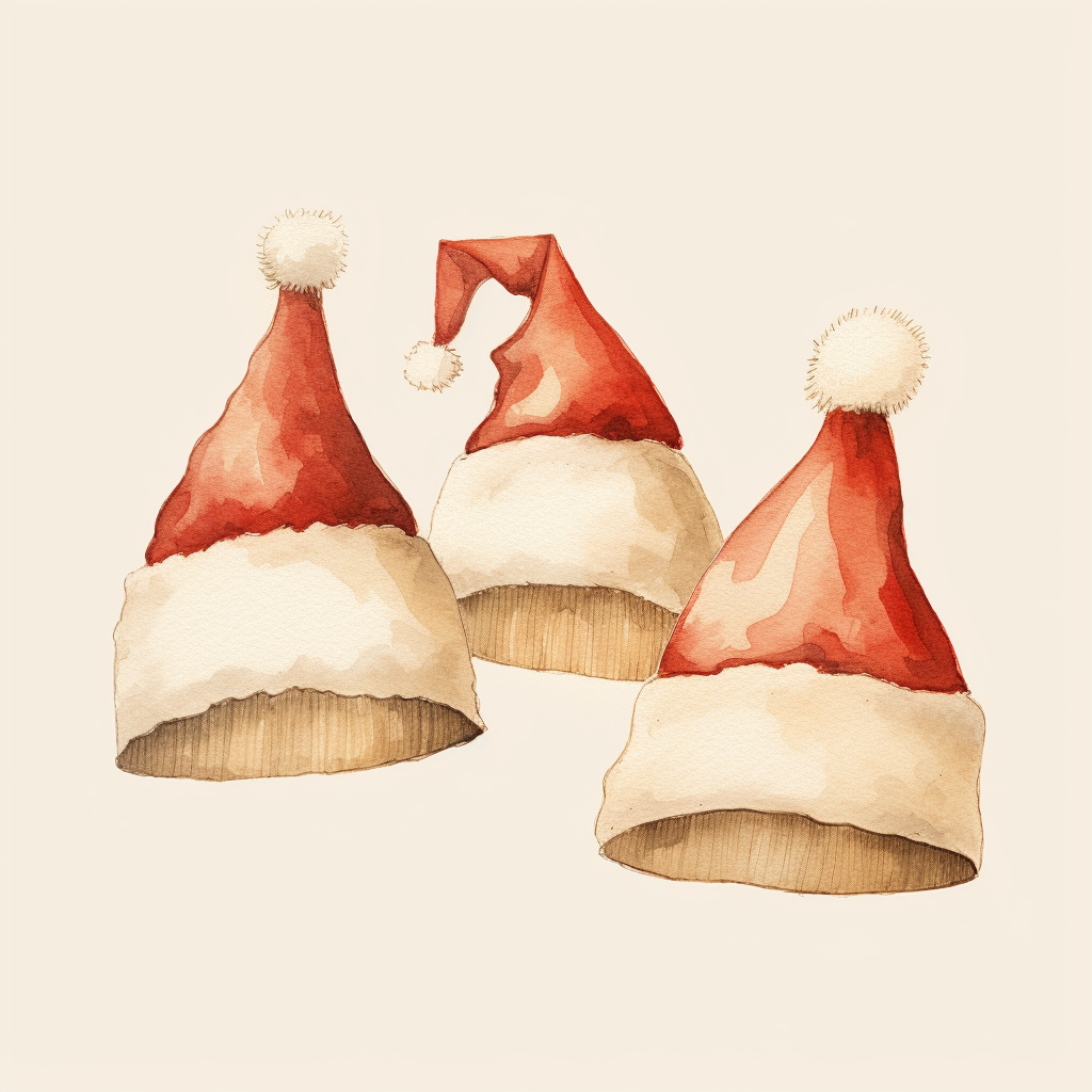 Cute Christmas Santa Hat Pattern