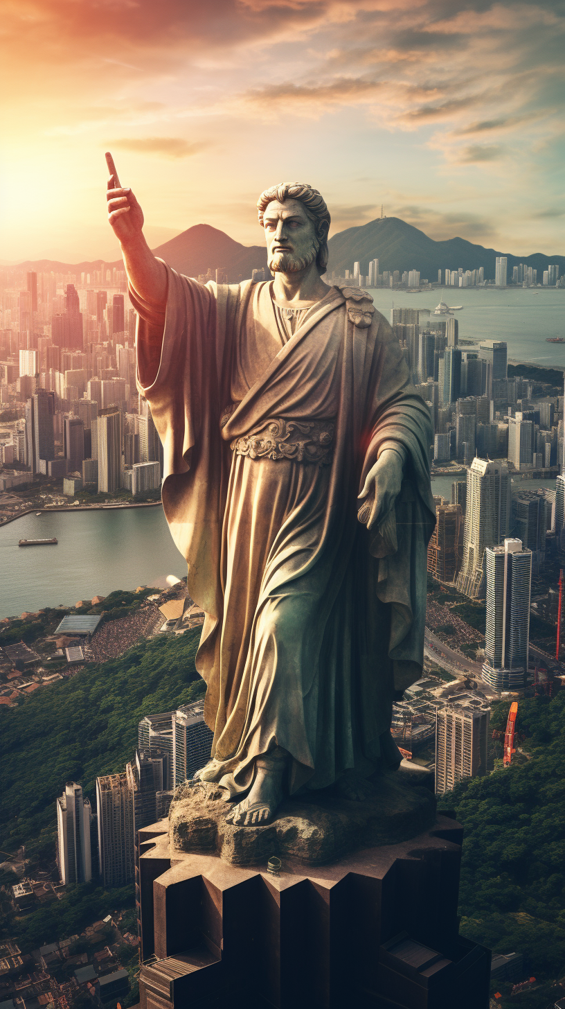 Christopher Columbus reaching Asia