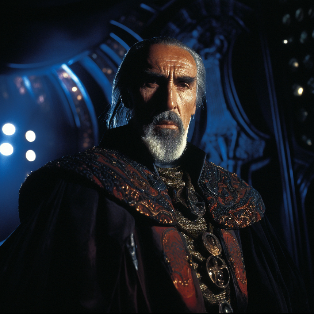 Christopher Lee as Darth Tyranus