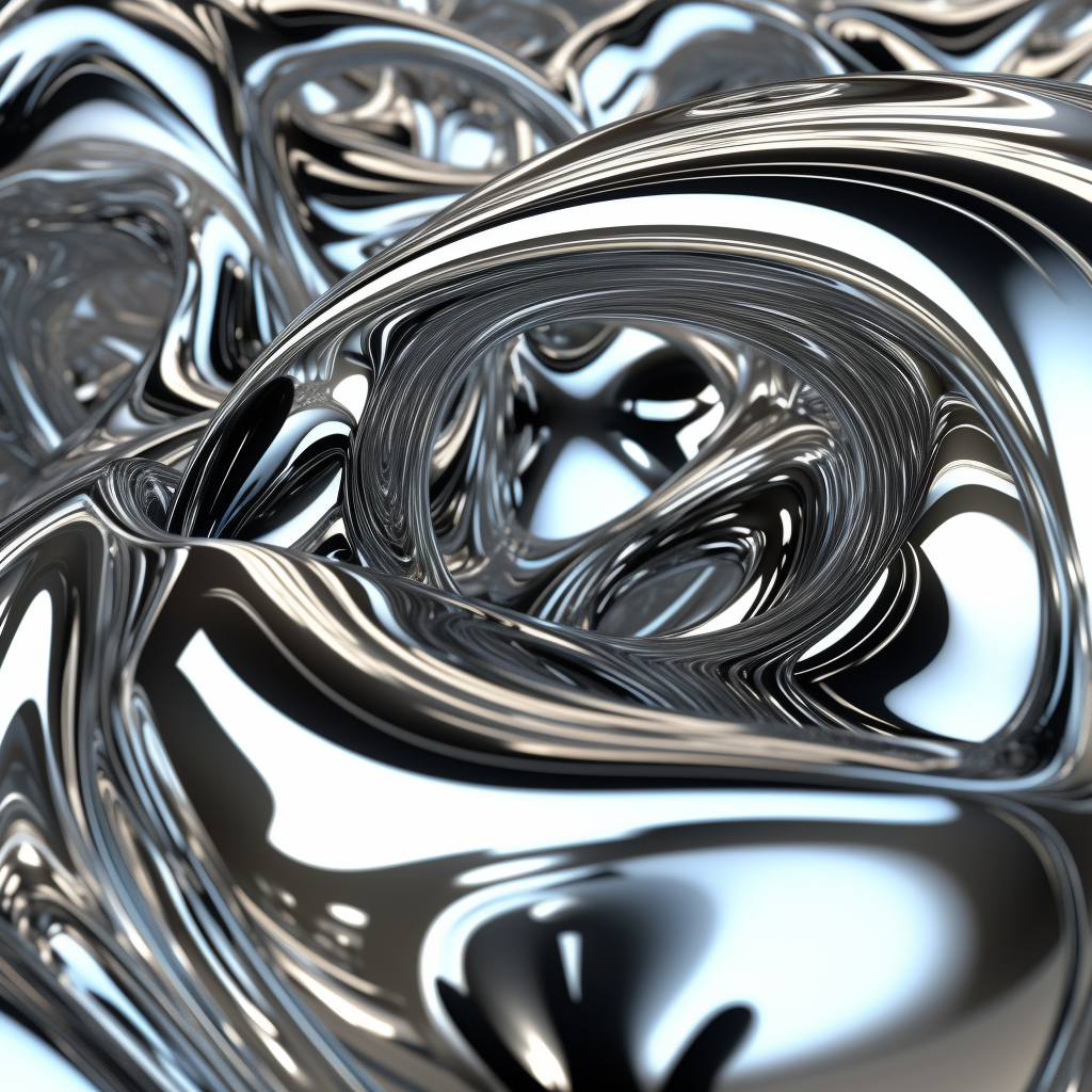 Stunning chrome texture design