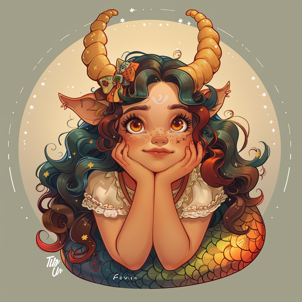 Chubby Capricorn Goddess Avatar