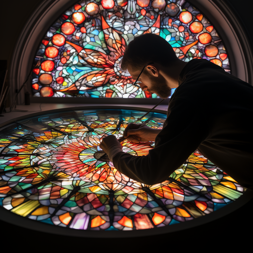 Restoring vibrant church stained glass