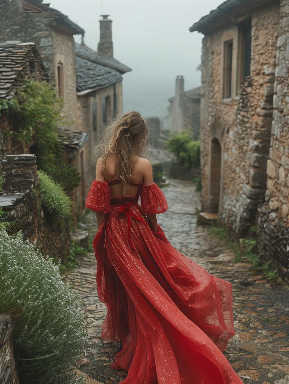 Cindy Prado in Spanish Dress