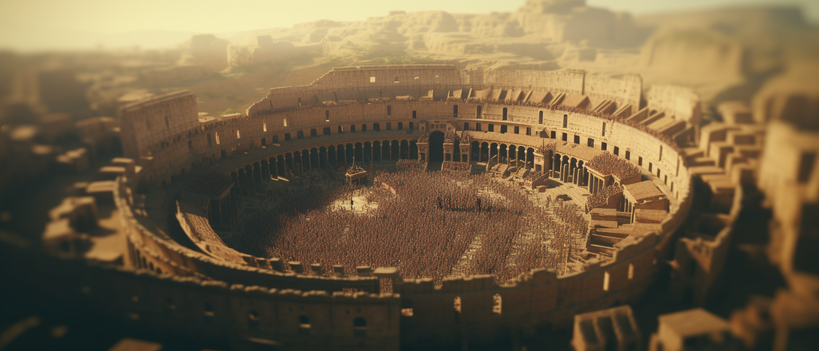 Hyper-detailed Roman Colosseum image