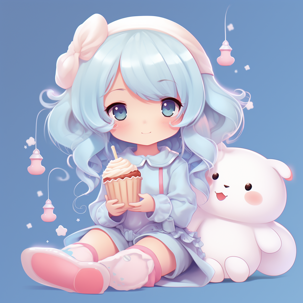 Cute and Humanized Cinnamoroll Character