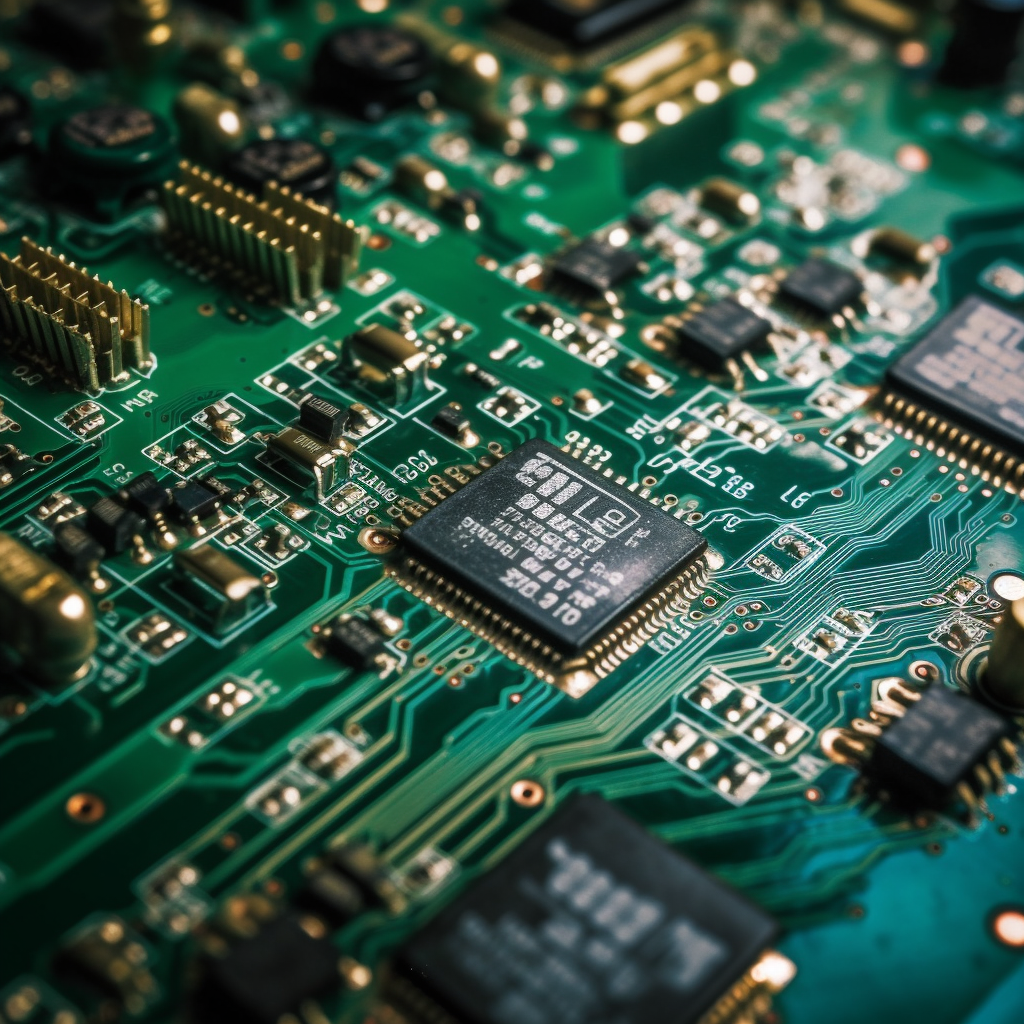 Closeup of Circuit Board