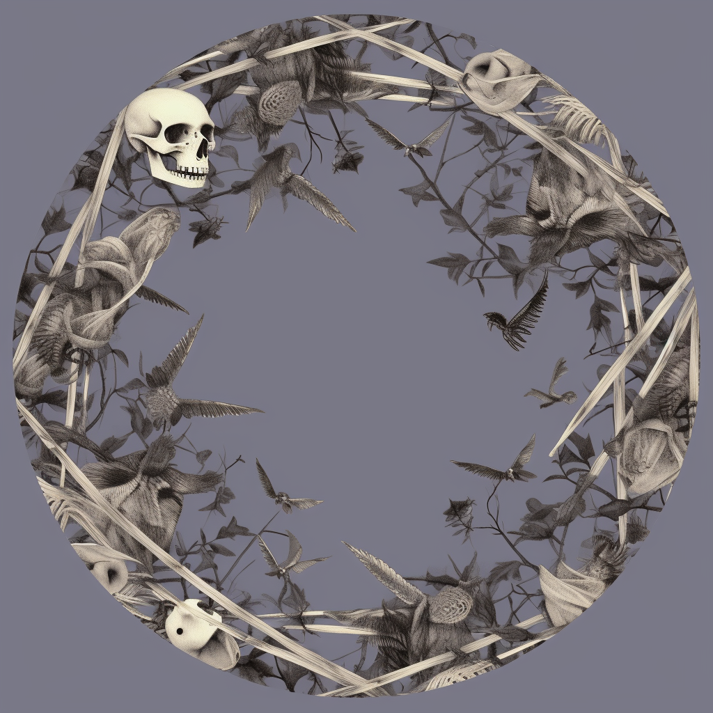 Simple and Striking Circle of Bones