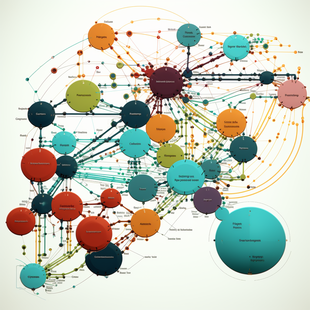 Network map of Cisco router and switches