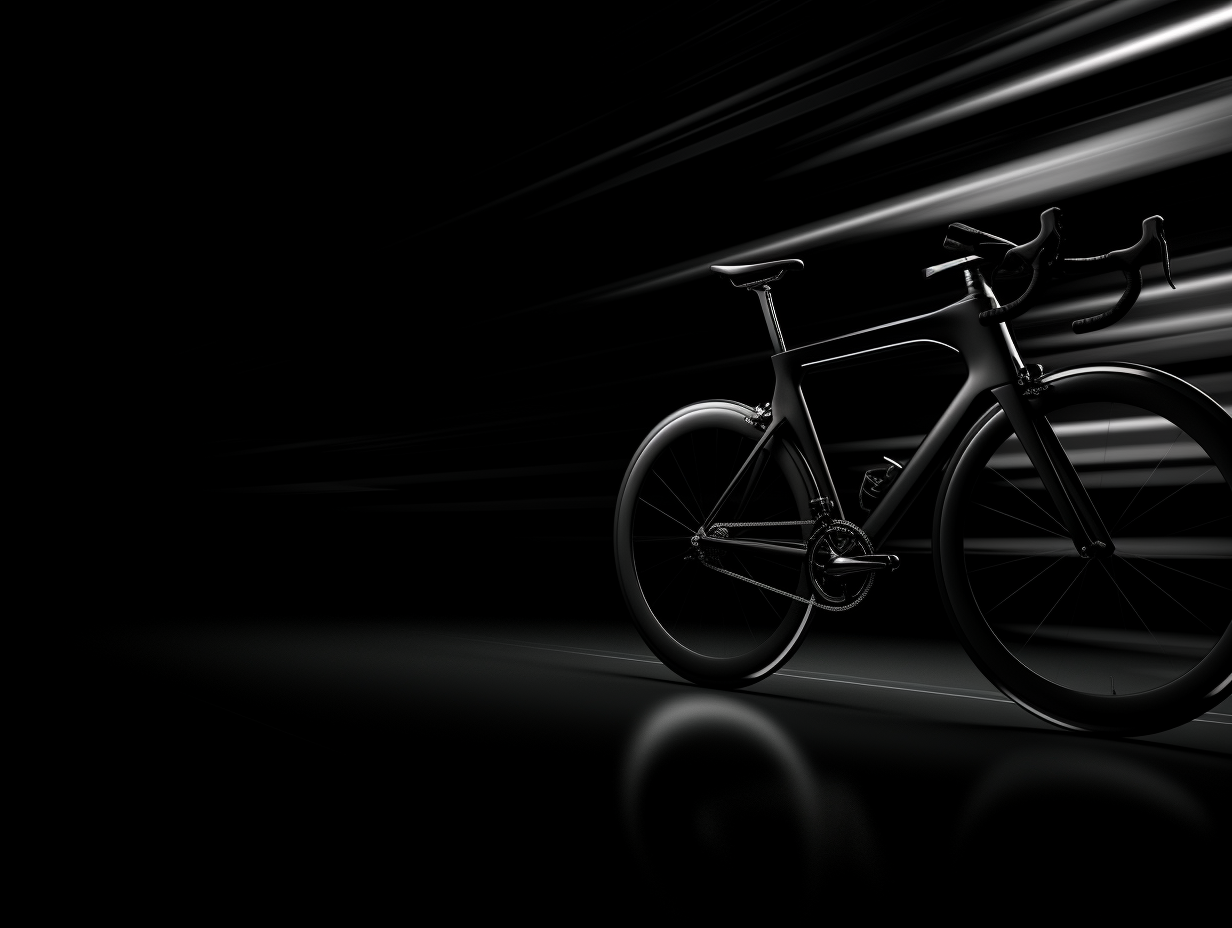 Black Themed Graphic Desktop Wallpaper Hinting Indoor Cycling