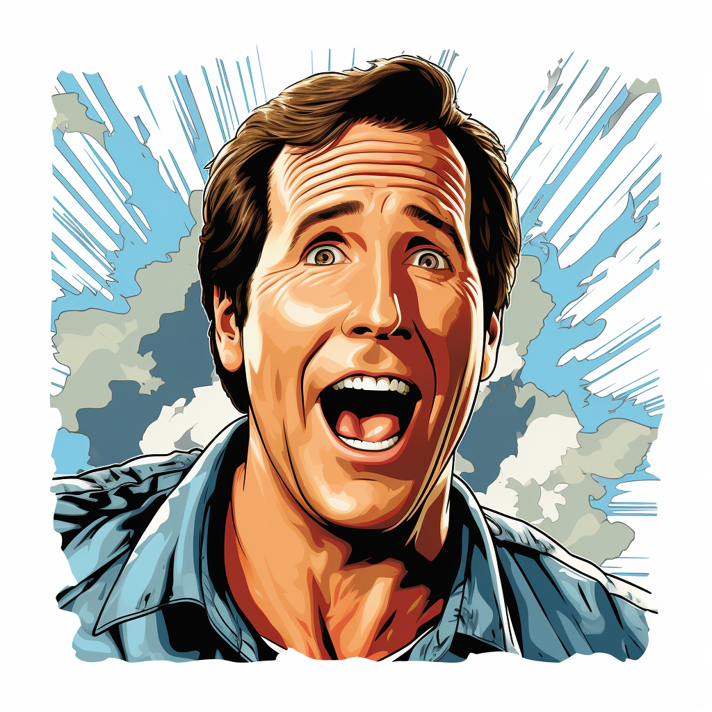 Clark Griswold on Comic Book Page