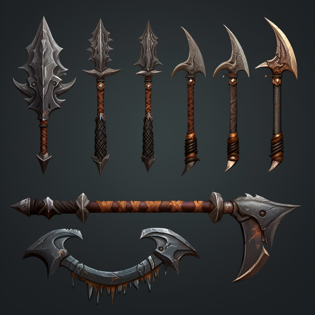 3D weapons for Clash of Hams