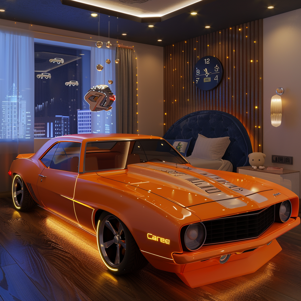 Chevrolet Camaro Car Bed for Kids