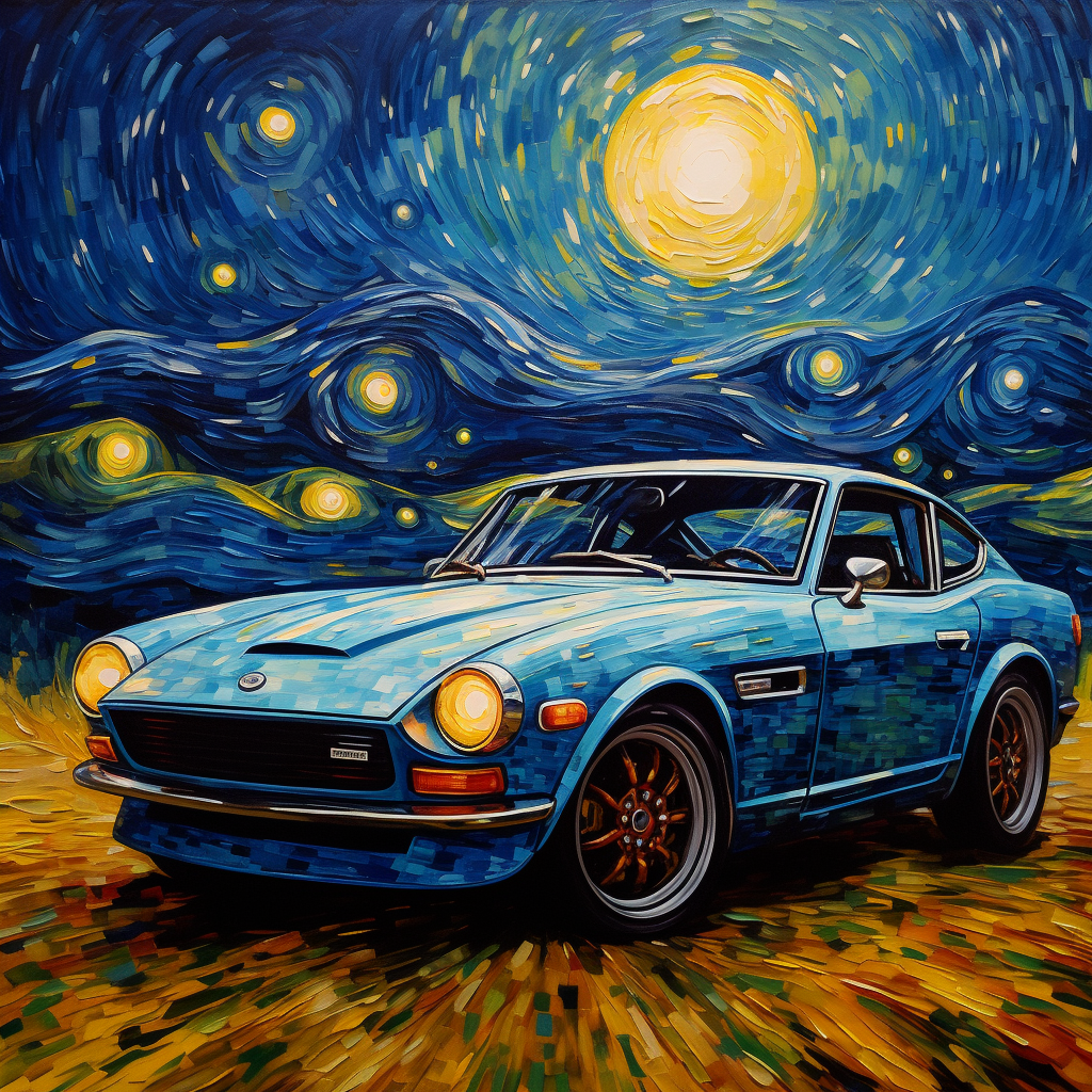 Classic Datsun Z Car Painting