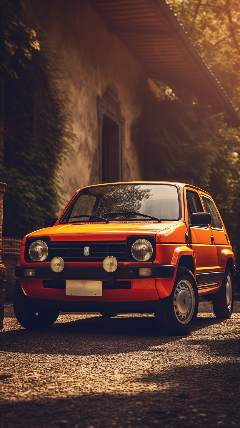 Classic Fiat Panda with Exclusive Features