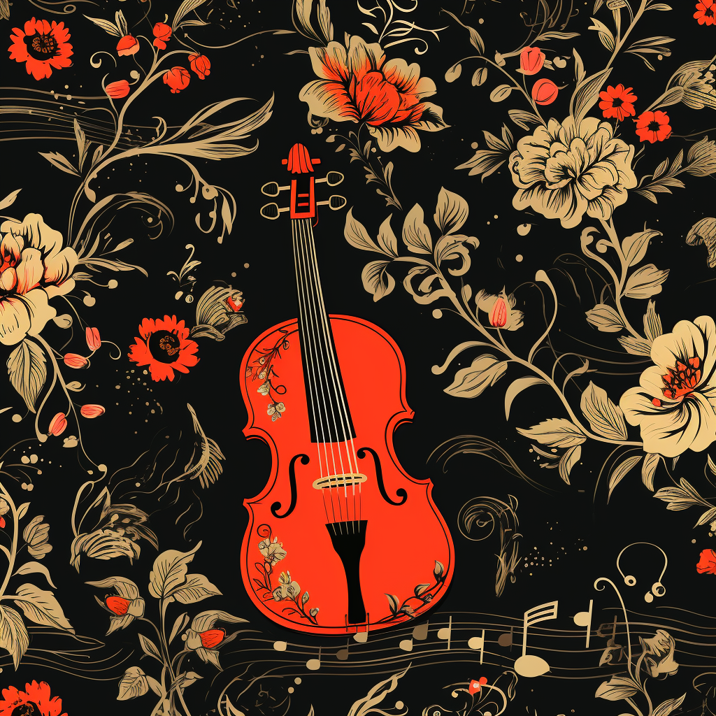 Pattern inspired by classical music