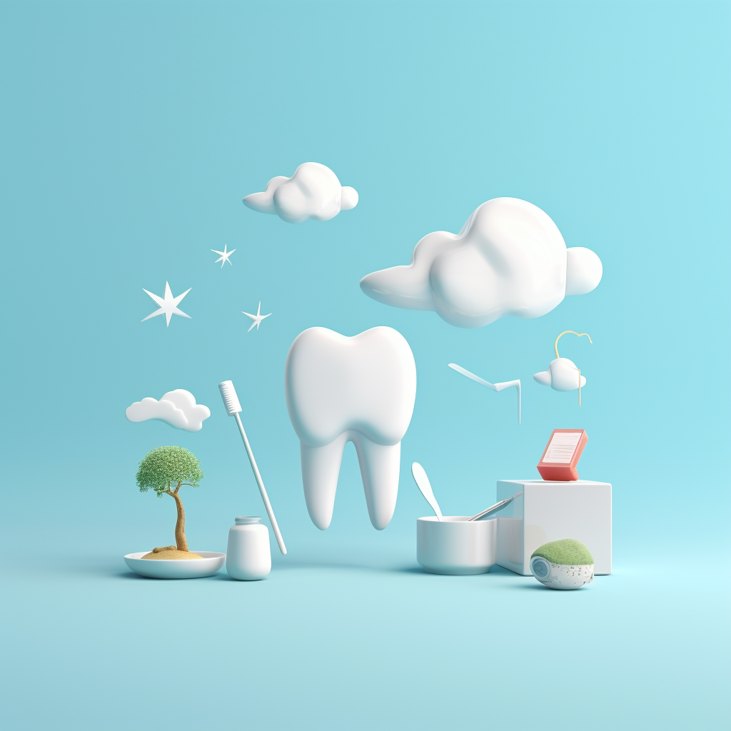 Clean dental background for home page