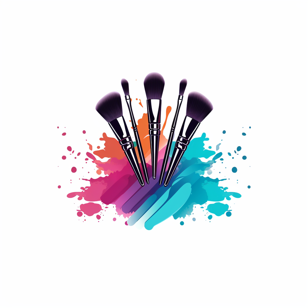 Makeup Brushes Logo Design