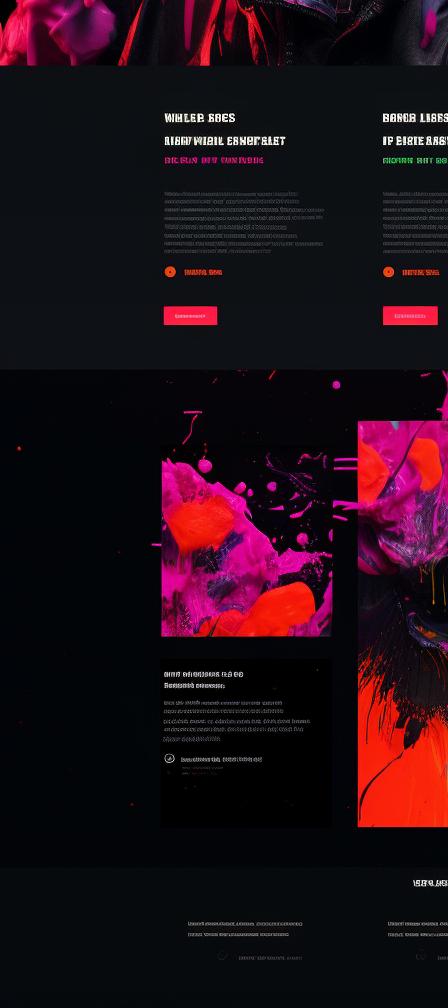 Abstract Expressionism in Hip Hop Web Design