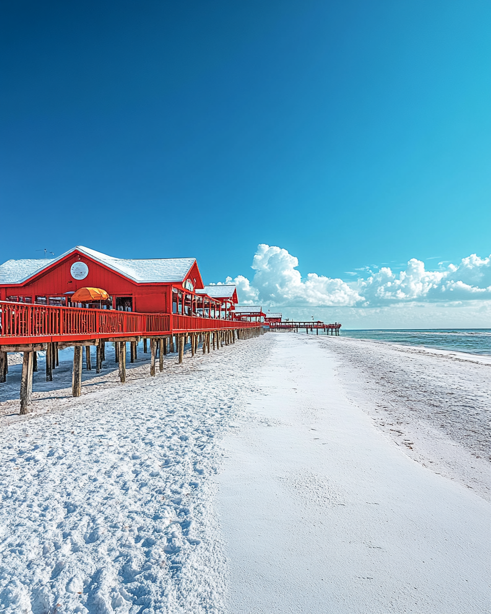 Clearwater Pier Beach Florida Photography